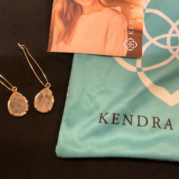 KENDRA SCOTT DEE PINK QUARTZ EARRINGS - Picture 11 of 12